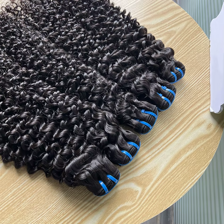 Lumiere 15A French Wave 100% Human Hair 4 Bundles for Women Brazilian Raw Hair Extensions