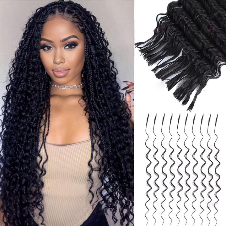 lumiere Bulk For Braiding Hair Deep Wave  No Weft Brazilian Virgin Human Hair for Braiding Hair
