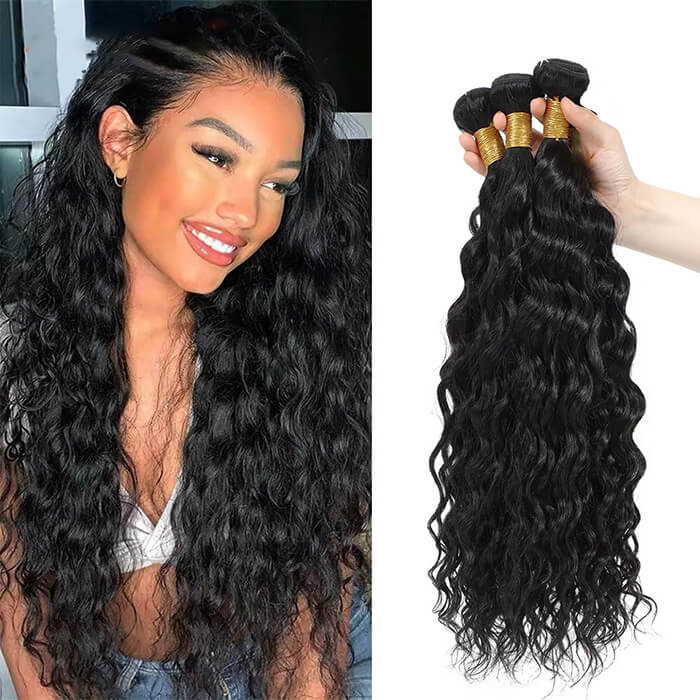 lumiere 1 pièce Loose Wave Bundle Extension de cheveux humains vierges