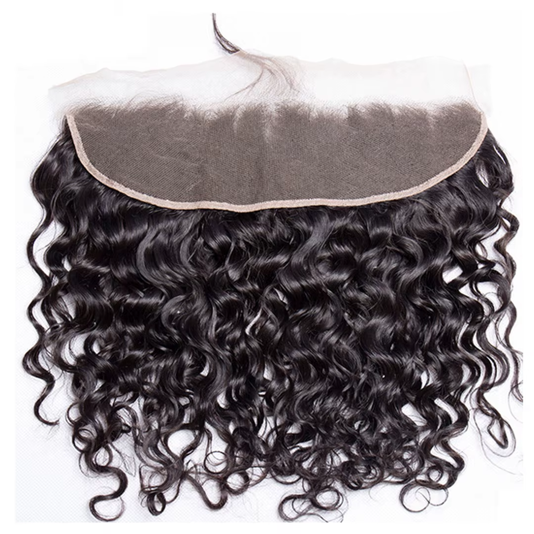 Lumiere 15A Peruvian Hair 4 Bundles With 13x4 Lace Frontal Water Wave Bundles Human Hair Weave Extensions