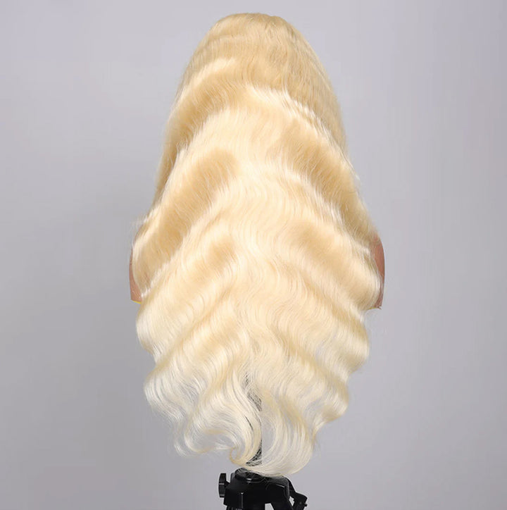 Root4/613 Body/Straight Human Hair Body/Straight Wigs Transparent  Lace Frontal Wig 200% Density Wigs For Women