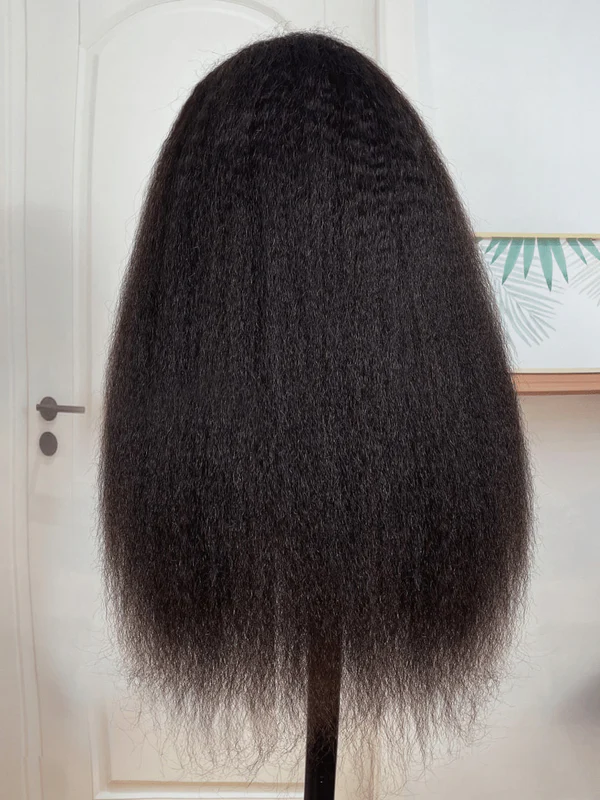 [Glueless Wig] Upgrade Lumiere Kinky Straight 13x4 Pre Cut Lace Glueless Wigs Ready To Go Human Hair Wig