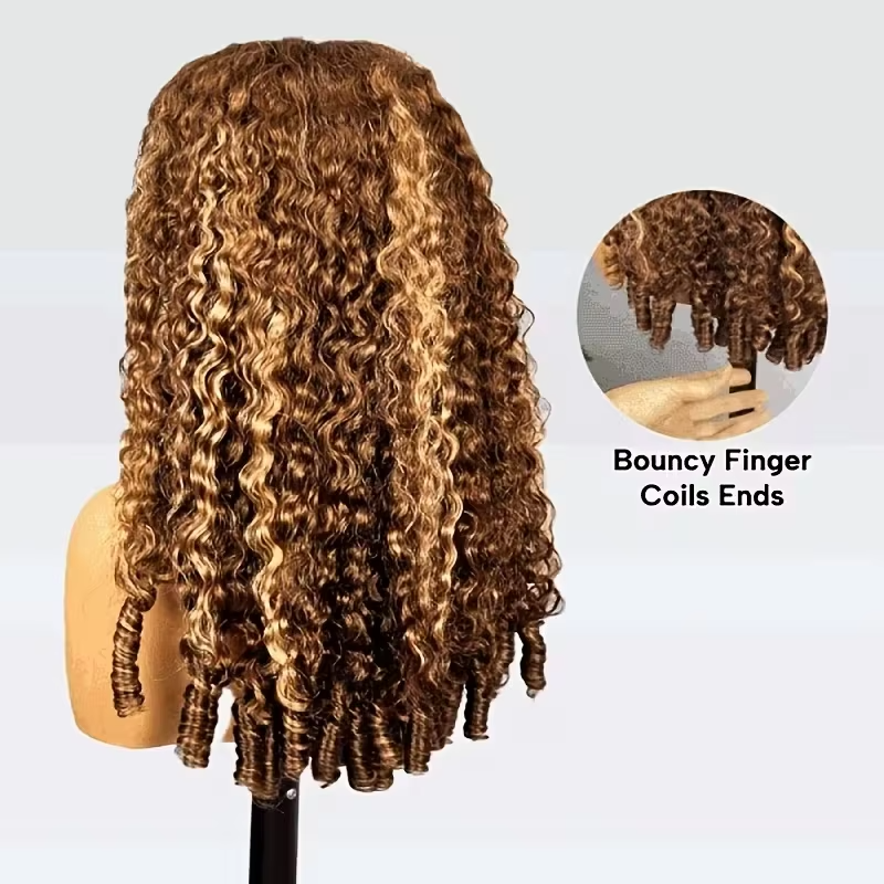Perruque brésilienne de cheveux humains sans colle U Part Water Wave 