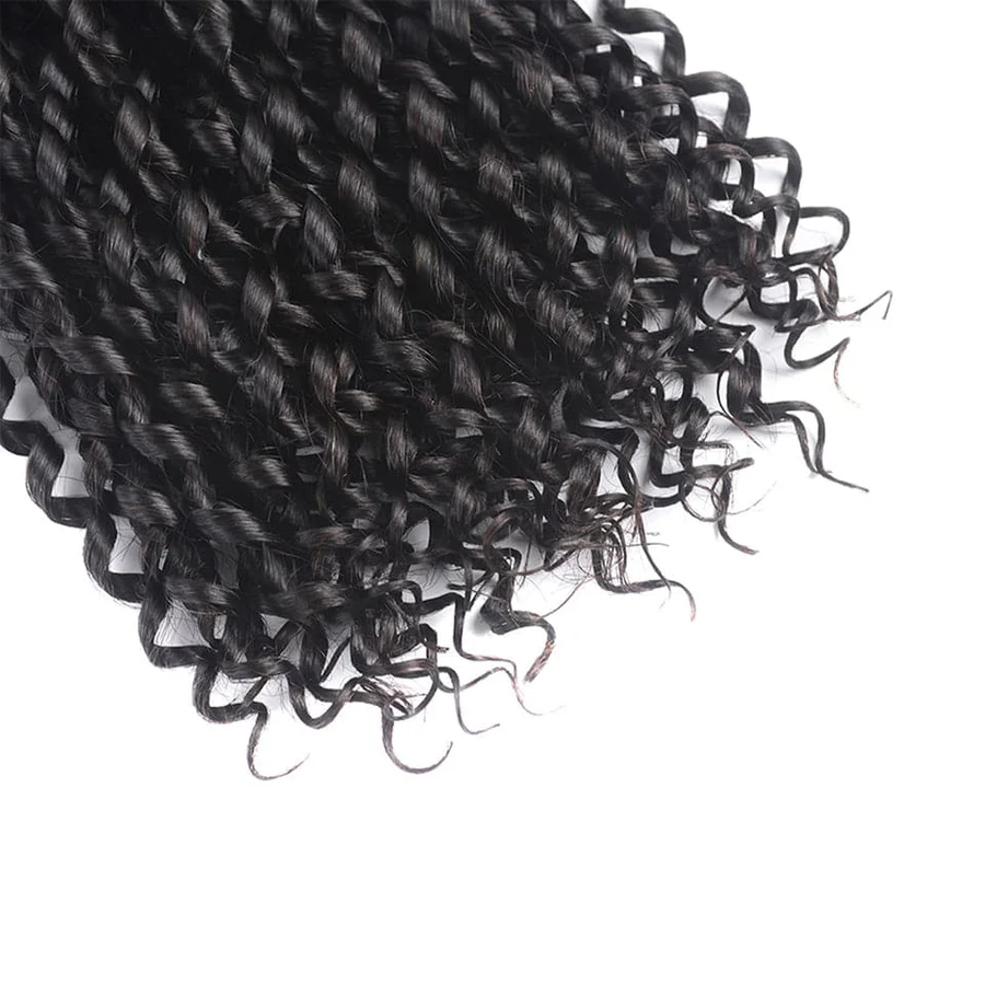 Pixie Curly Human Hair 1 Bundle Bundles Virgin Hair Extensation