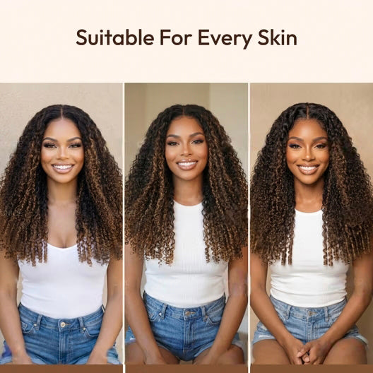 Deep Wave Wear &amp; Go Glueless HD 4X6 Lace Closure Perruque de cheveux humains
