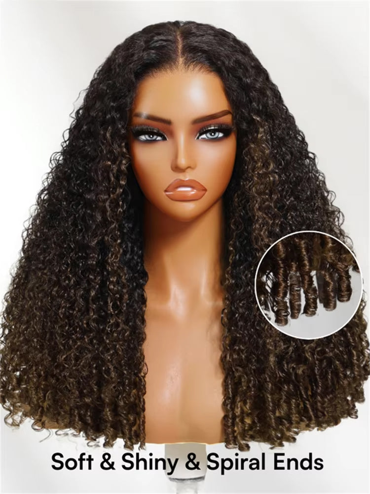 Deep Wave Wear &amp; Go Glueless HD 4X6 Lace Closure Perruque de cheveux humains