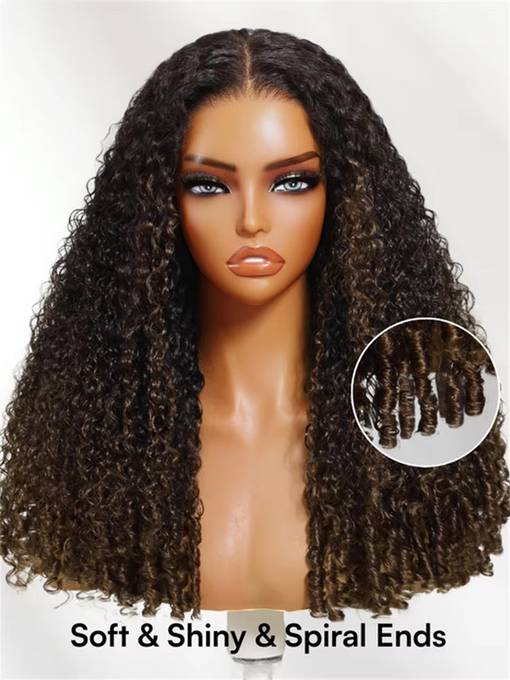 Deep Wave Wear &amp; Go Glueless HD 4X6 Lace Closure Perruque de cheveux humains
