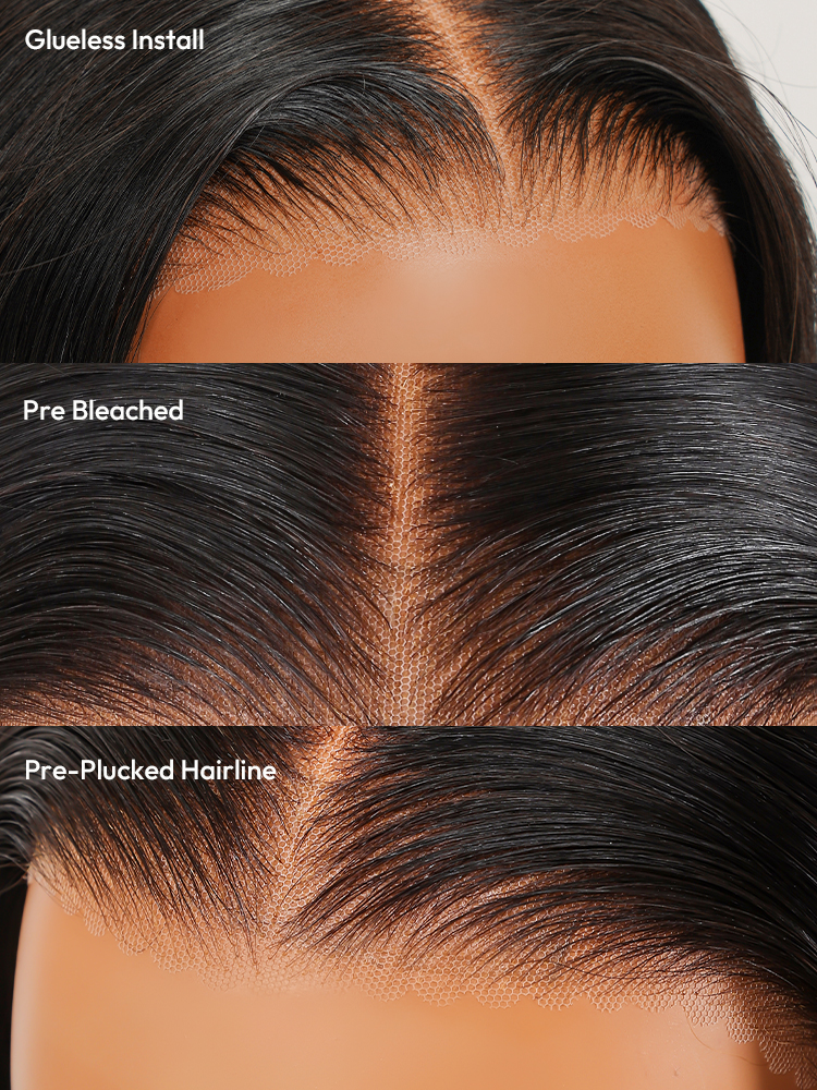 [Glueless Wig] Upgrade Lumiere Kinky Straight 13x4 Pre Cut Lace Glueless Wigs Ready To Go Human Hair Wig