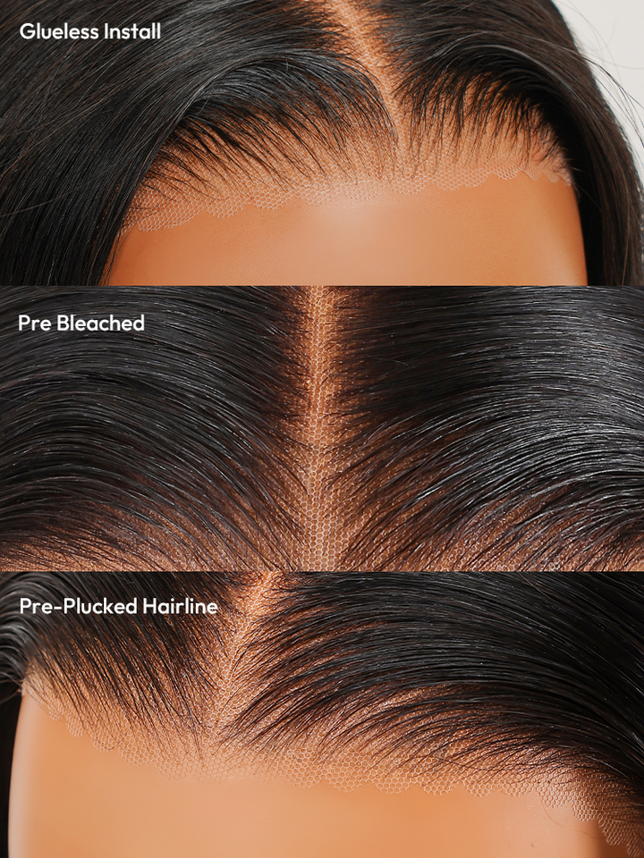 [Glueless Wig] Upgrade Lumiere Kinky Straight 13x4 Pre Cut Lace Glueless Wigs Ready To Go Human Hair Wig