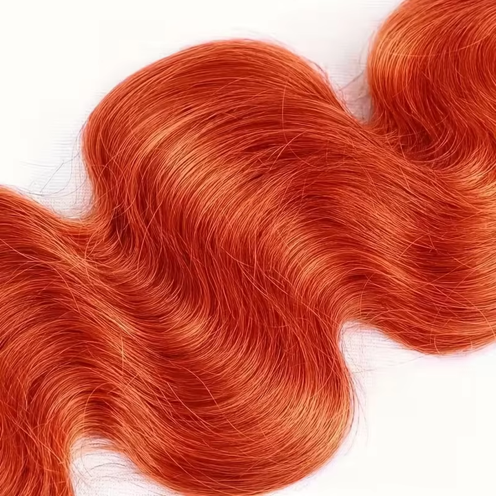 #4 Brown Body Wave 3 Bundles avec 4X4 Lace Closure 100% cheveux humains vierges 