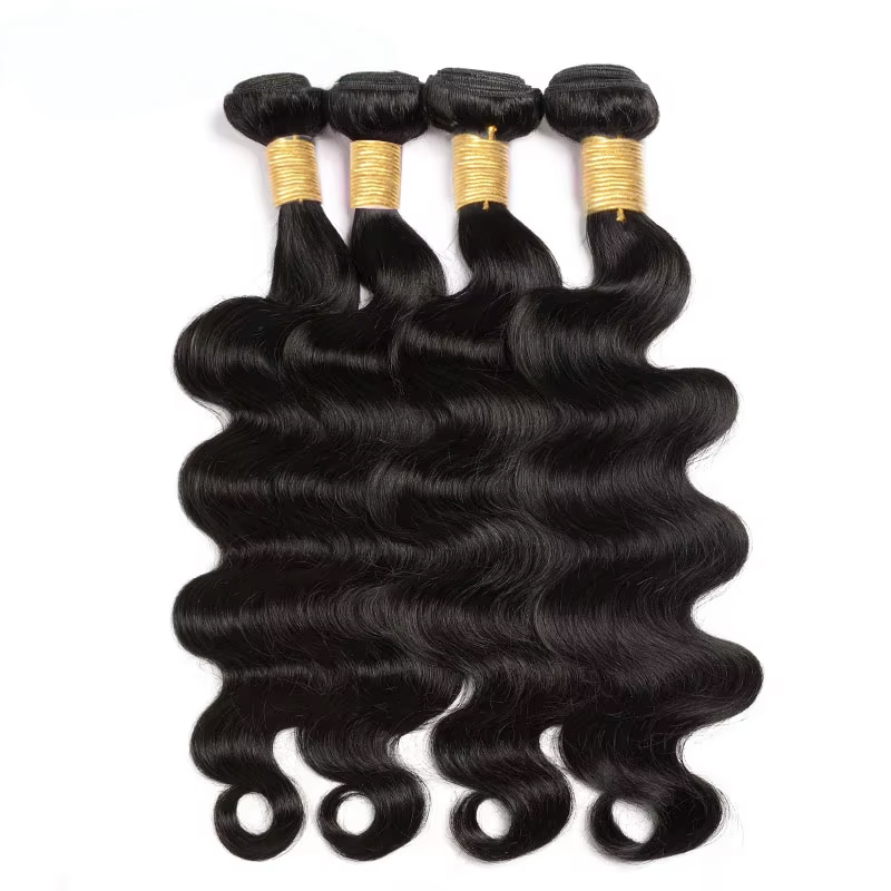 (B1) Peruvain Body Wave 4 Bundles Extension de Cheveux Humains 8-40 pouces