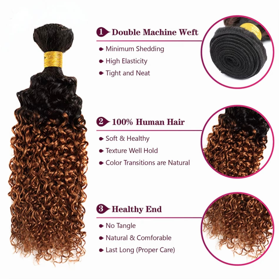 Mettez en surbrillance P4 / 27 Water Wave 3 Bundles avec des cheveux brésiliens transparents à fermeture à lacet 4X4 