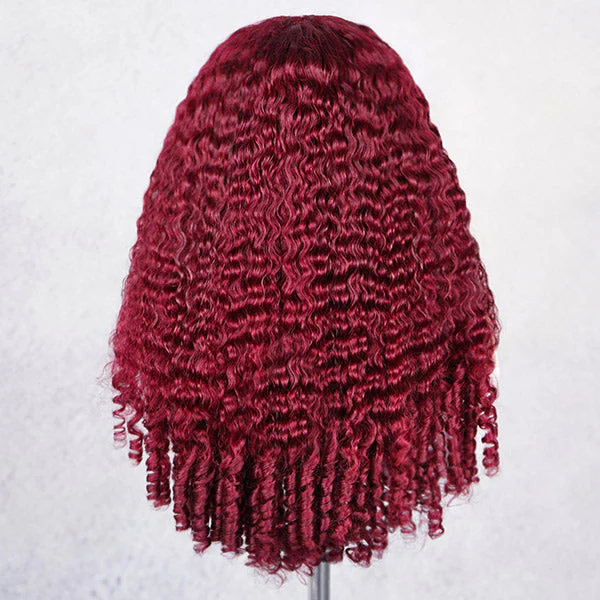 Glueless Highlight Color P4/30 Deep Wave Lace Front Wig Pré plumé avec des cheveux de bébé