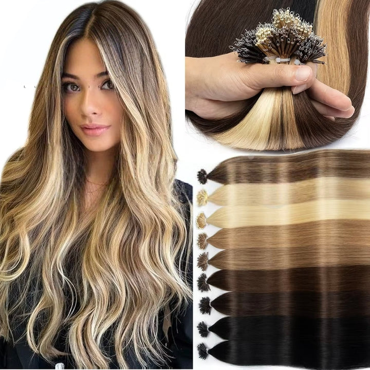 Color Hair #4 Tape In Hair Extensions Cheveux Raides Vierges Humains 20 pcs/1pack 100% Cheveux Humains 