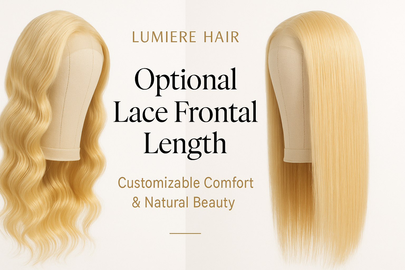 Optional Lace Frontal Length Collection Banner