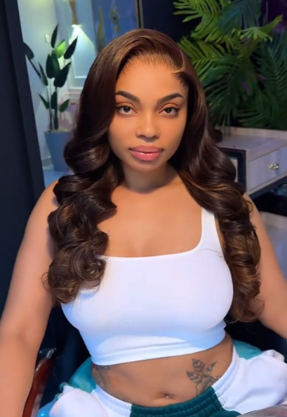 Lumiere #4 Brown Color Body Wave 3 Bundles Human Hair Remy Brazilian Human Hair Extensions(No Code Need)