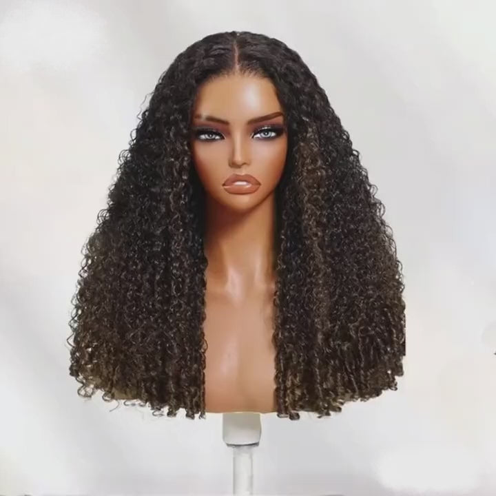 Deep Wave Wear &amp; Go Glueless HD 4X6 Lace Closure Perruque de cheveux humains
