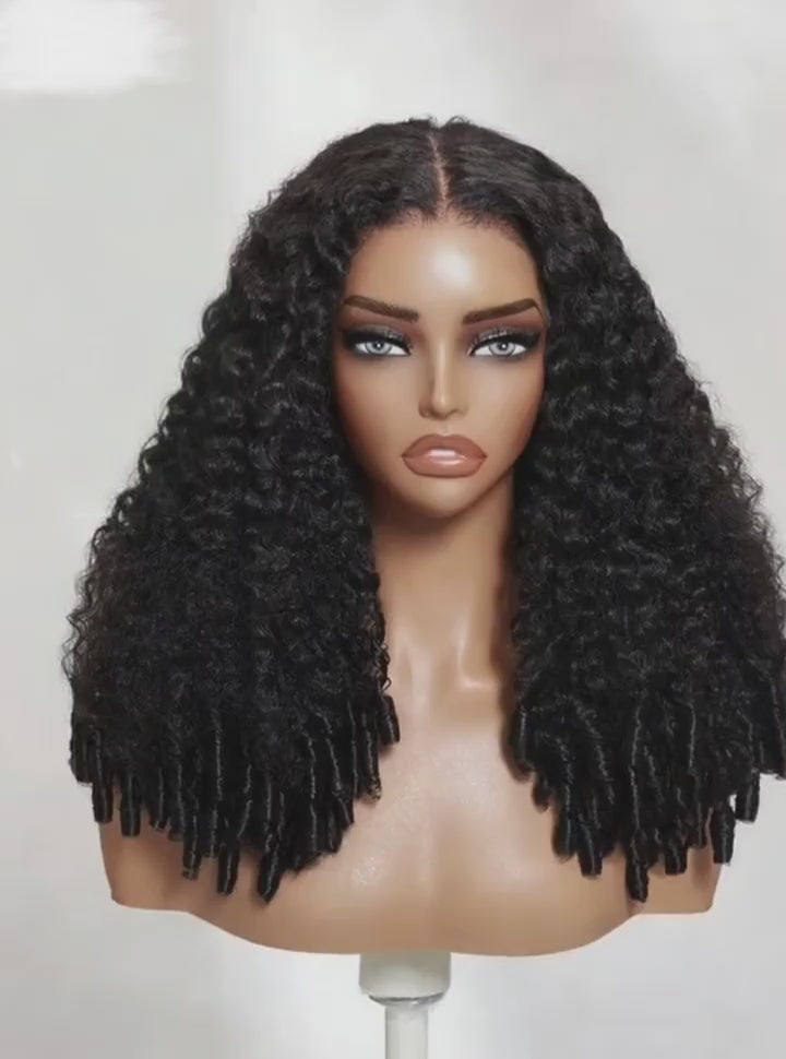 [Glueless Wig] Upgrade Lumiere 13x4 Pre Cut Lace Burmese Curly Glueless Wigs Ready To Go Human Hair Wig