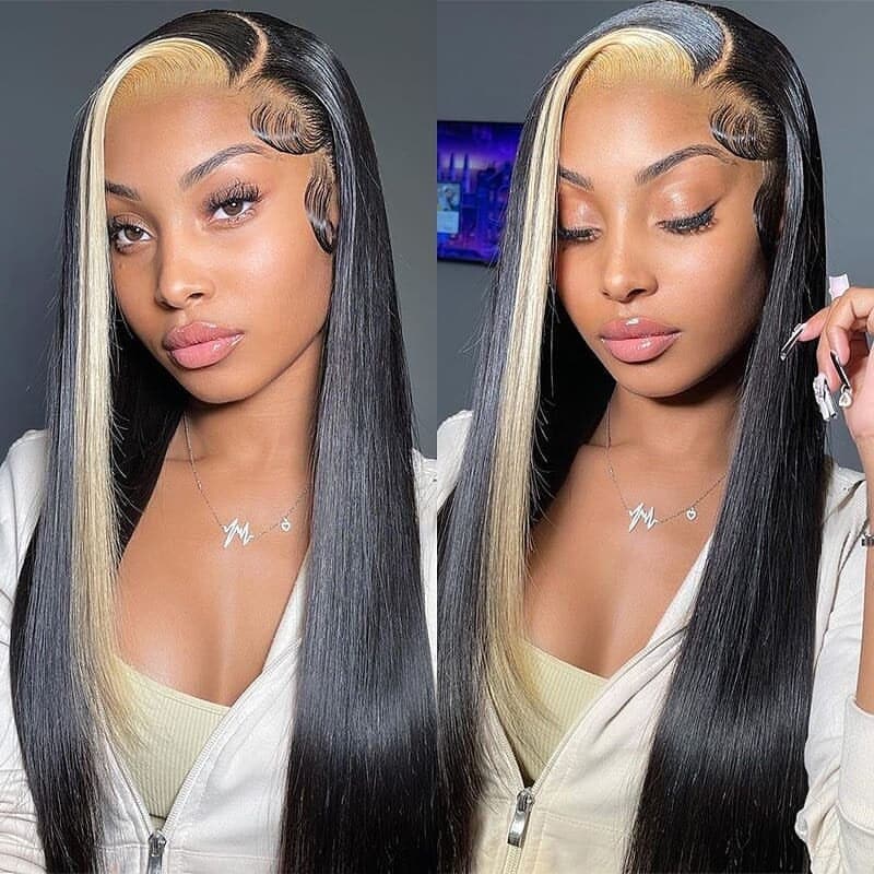 Natural Color Body Wave 3 Bundles with 4x4 HD Lace Closure with 613 Blond HD Lace Closure