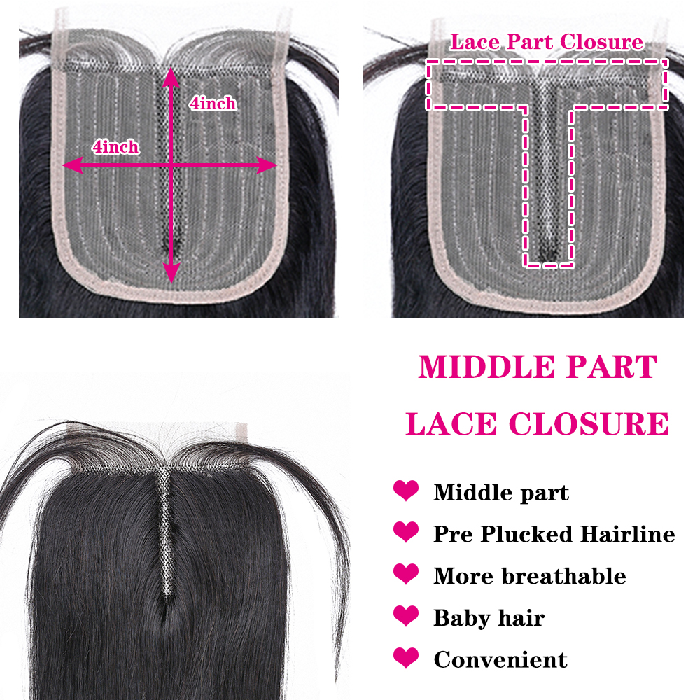 lumiere One Piece Water Wave Virign Human Hair 5X5/6X6/4x4x1 T part/ Lace Closure