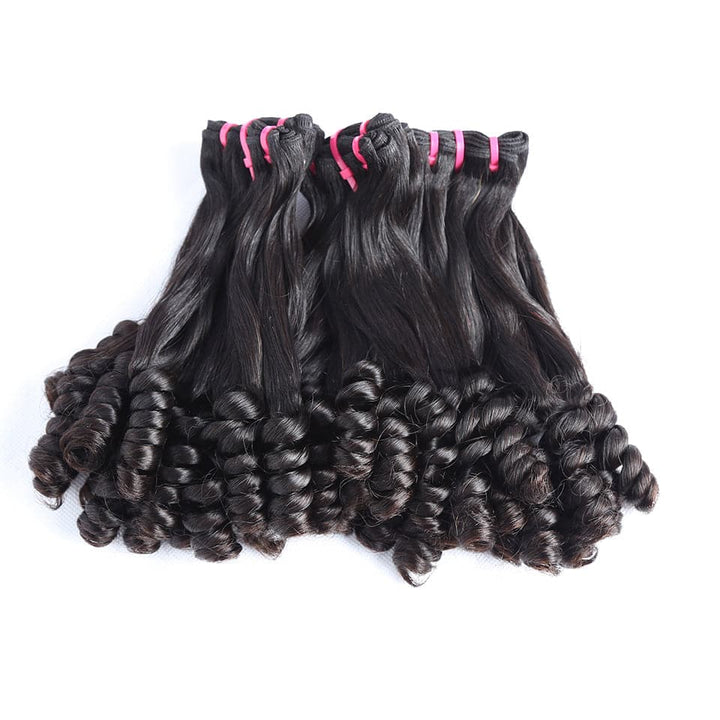 Lumiere Hair Straight Funmi Bundles de cheveux humains 3PCS / Package Bulk Deal Extension de cheveux humains 