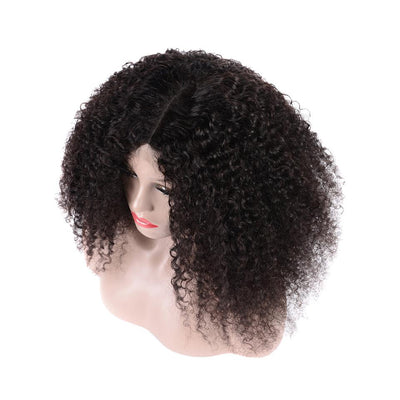 Lumiere Kinky Curly Lace Frontal / Closure Wigs Virgin Human Hair With Baby Hair - Lumiere hair