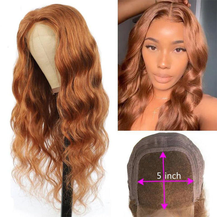 #30 Body Wave 4x4/5x5/13x4 Lace Closure/Frontal 150%/180% Density Wigs For Black Women