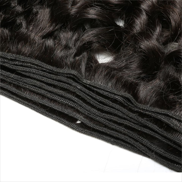 Lumiere Bouncy Curly 4 pacotes de cabelo brasileiro natural cor preta 8-40" extensões de cabelo virgem 