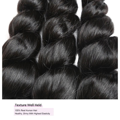 lumiere 1 piece Loose Wave Virgin Human Hair Extension - Lumiere hair