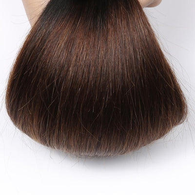 lumiere 3 Bundles Ombre 1b/4/27  Color Straight Virgin Human Hair Extension - Lumiere hair