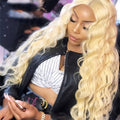 613 Blonde 150% Density Loose Deep T Part Lace Wig With Baby Hair
