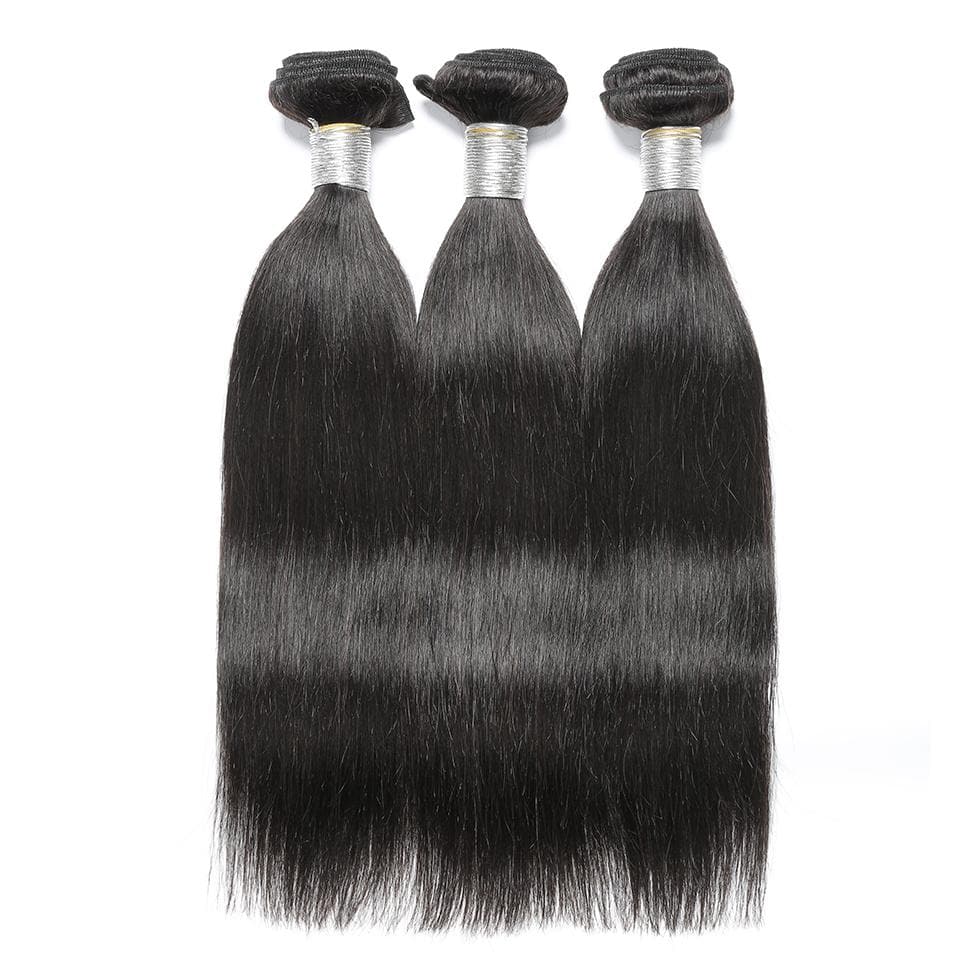 3 Bundles Malaysian Straight Virgin Human Hair Extension 8-40 inches - Lumiere hair