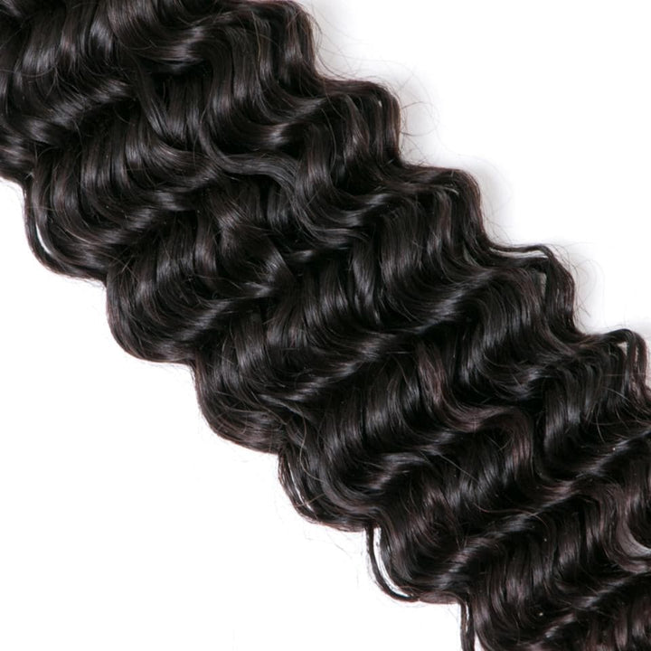 lumiere Hair Indian Deep Wave Virgin Hair 3 Bundles Extension de cheveux humains 8-40 pouces 