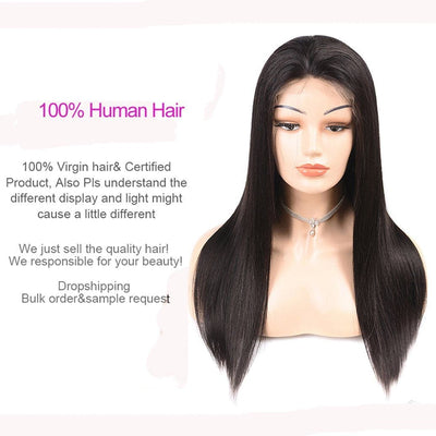 lumiere 360 Straight Lace Frontal Wigs Human Hair Wigs With Baby Hair