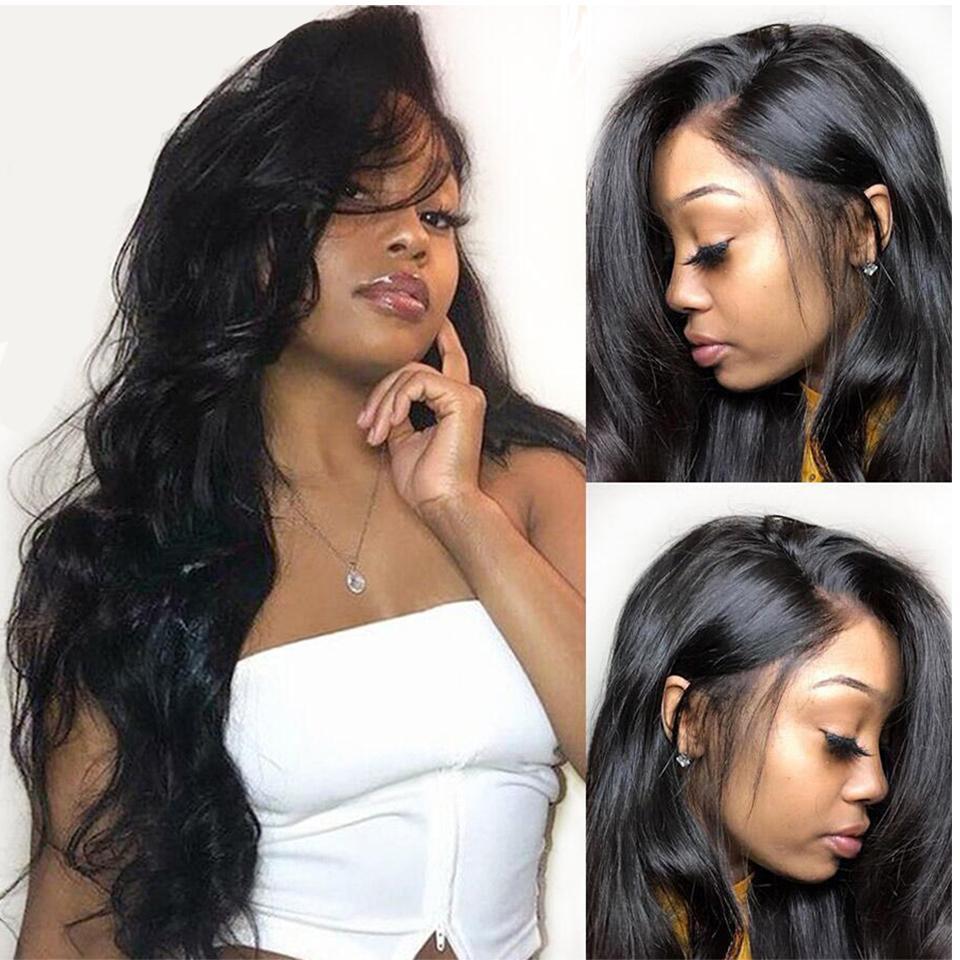 lumiere 360 Lace Front Wigs Body Wave Virgin Hair Wig 100% Human Hair