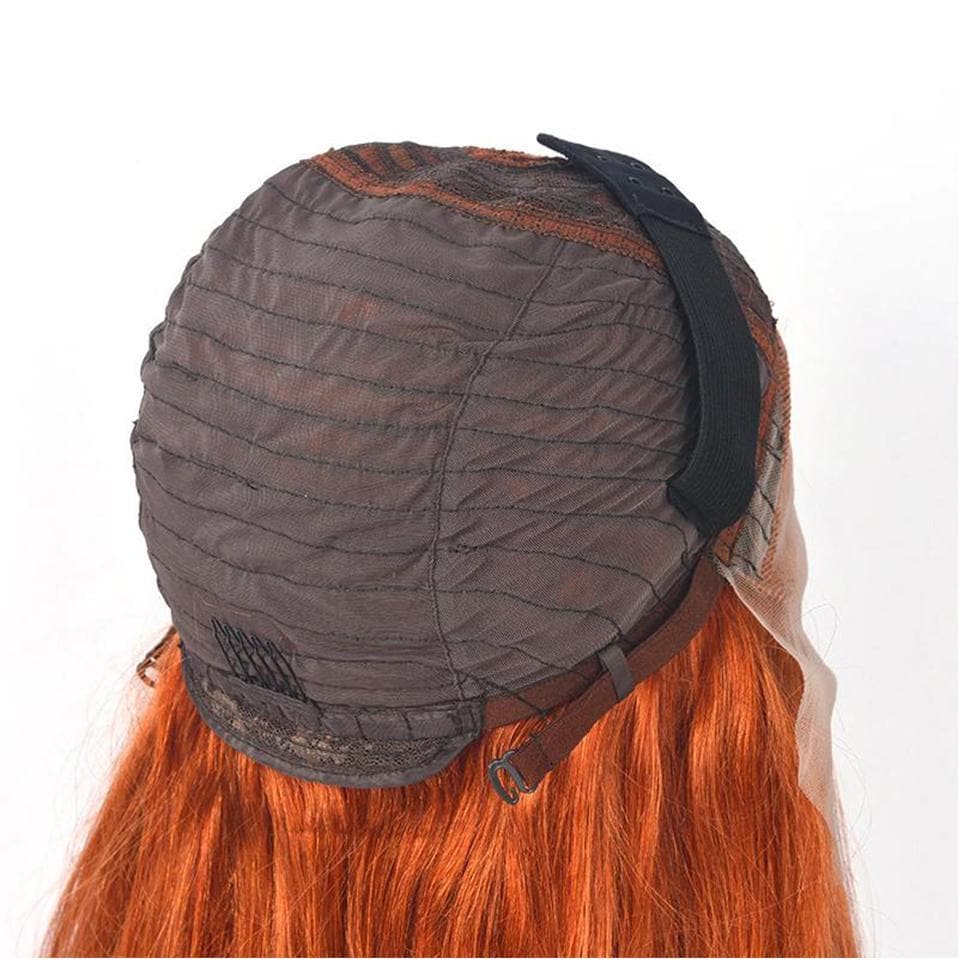 #350 Ginger Glueless Body Wave 4x4 5x5 Lace Closure Human Hair Ready to Wear Wigs with Baby Hair Pre Plucked