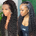 Water Wave Realistic Human Hair Full Lace human hair Wigs For Black Women