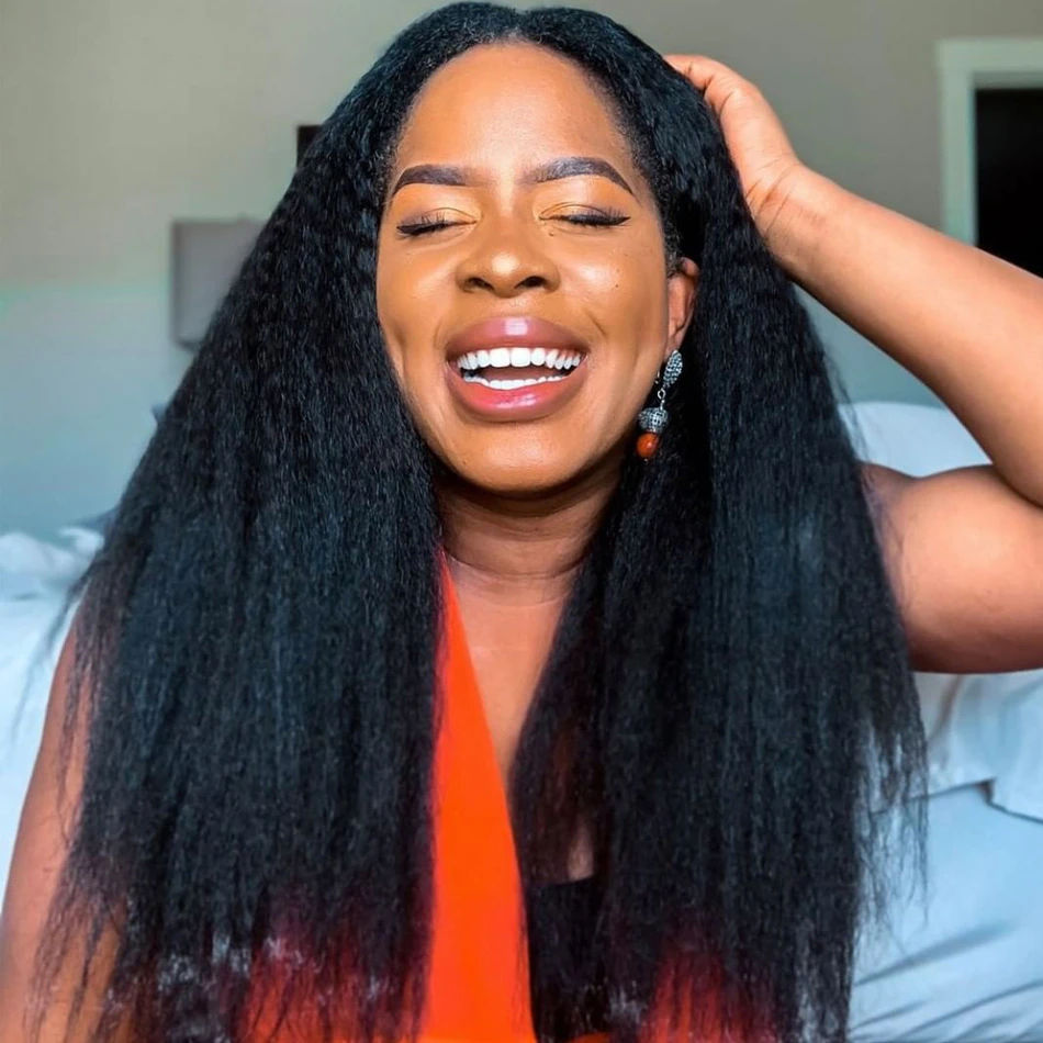 Kinky Straight Clip In Human Hair Extensions 8 Pieces Set 120G Ship Fr Lumiere Hair