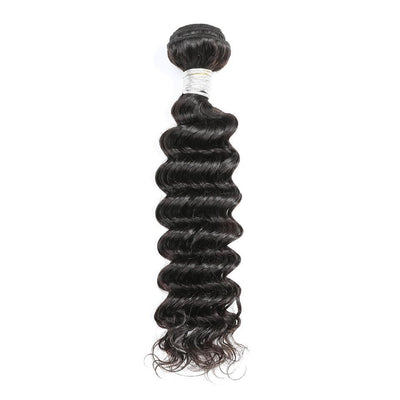 lumiere Hair 1 Piece deep wave bundle Virgin Human Hair Extensions - Lumiere hair