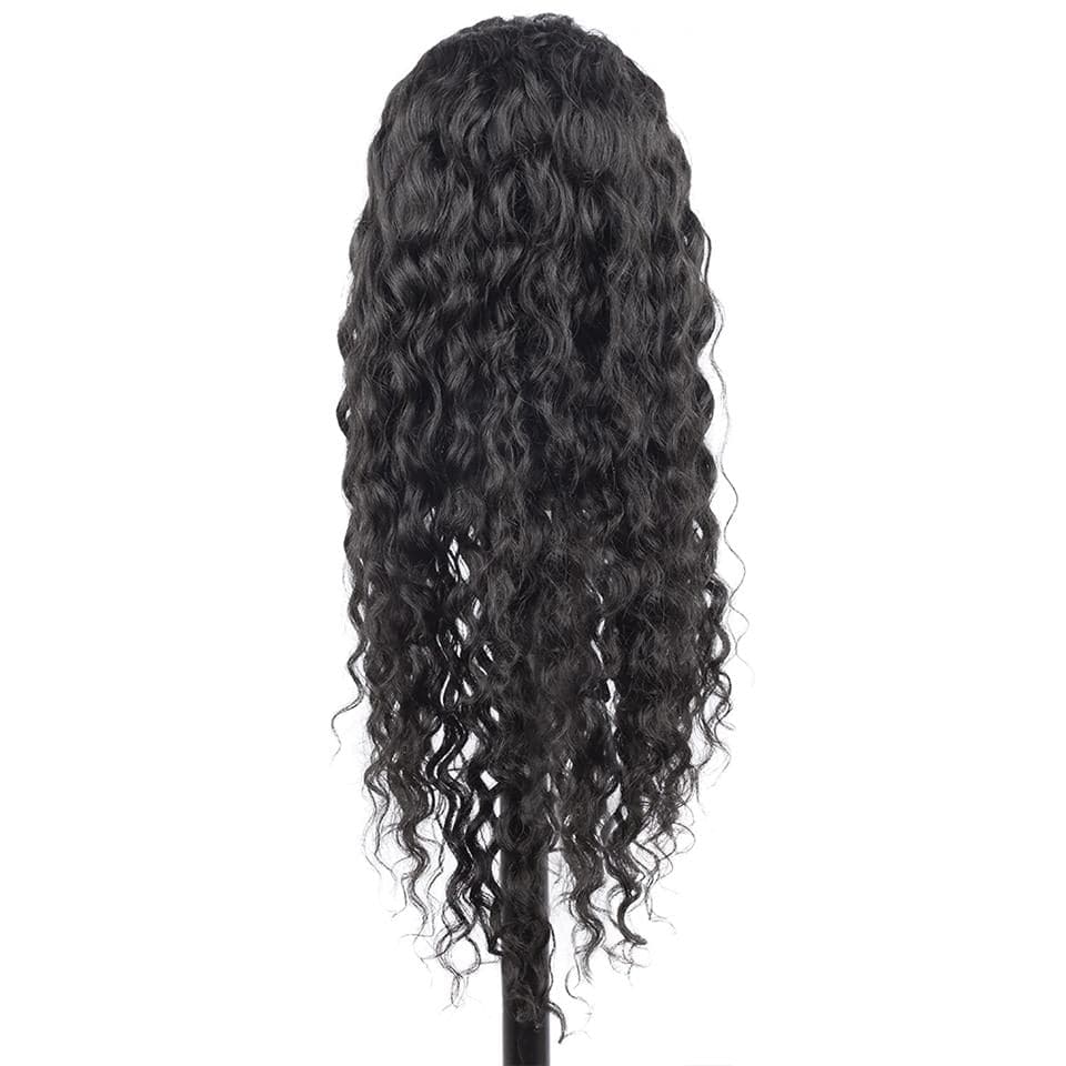 Lumiere Hair Water Wave U Part 150% Density Brazilian Human Hair Wig For Black Women