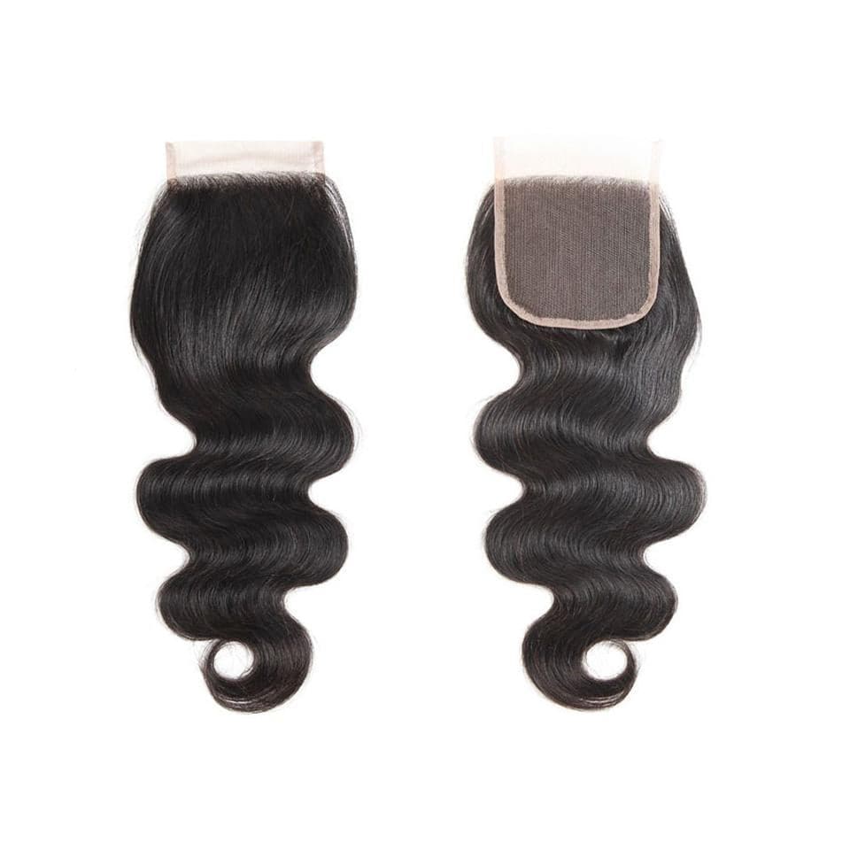 lumiere Hair One Piece Body Wave Virgin Human Hair 4x4 Lace Closure - lumiere Hair