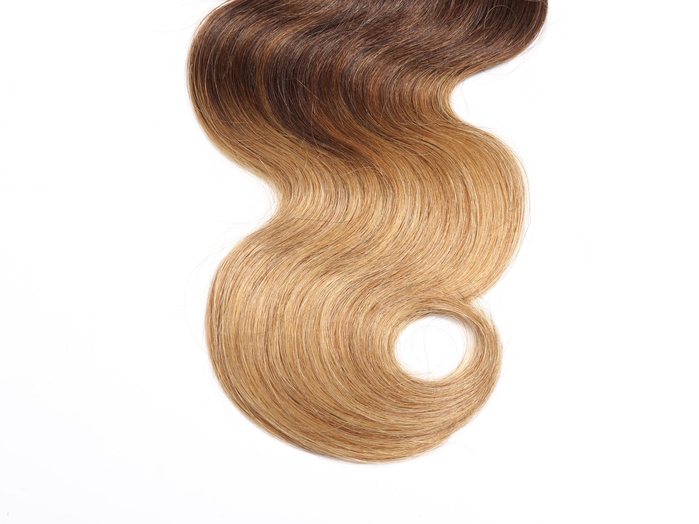 lumiere Hair 2 Bundles Ombre 1b/4/27 Color Body Wave Virgin Human Hair Extension - Lumiere hair