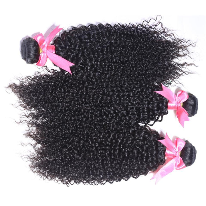 lumiere Peruvian Kinky Curly Virgin Hair 3 Bundles Human Hair Extension 8-40 inches - Lumiere hair