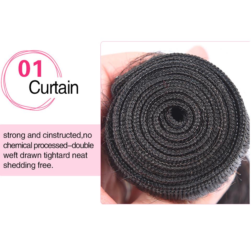 lumiere 4 Bundles Peruvain Loose Wave Virgin Human Hair Extension 8-40 inches - Lumiere hair
