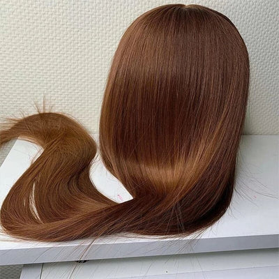 #4 Color Straight Glueless 4x4/13x4 HD Lace Front Wig Ready to Wear Human Hair