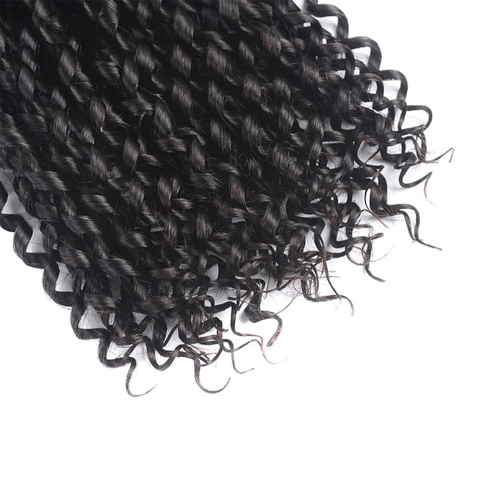 Pixie Curly 3 Bundles avec 4x4 HD Lace Closure Indian Hair Extension 
