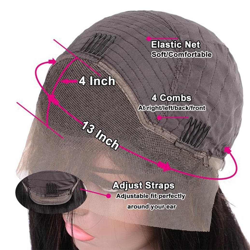 Water Wave Lace Front Human Hair Wigs With Baby Hair Pre Plucked Natural Hairline lumiere hair