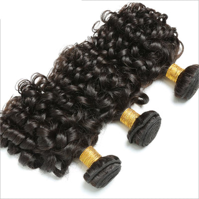 Lumiere Hair 2 Bundles Bouncy  Curly 2 PCS Bundles Human Hair Extensation 8-40 inches Bulk Sale