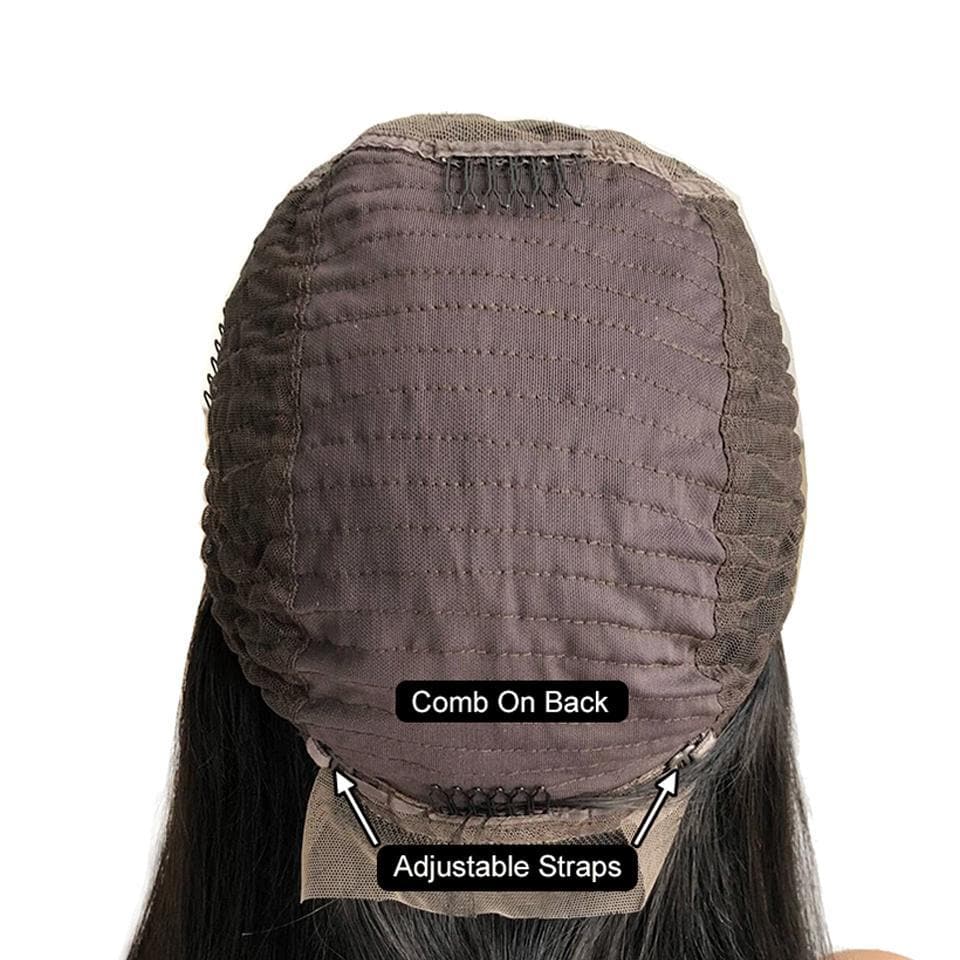 Straight 13x6 13x4 Lace Front Wigs Virgin Human Hair With Baby Hair 150% 180% Density - Lumiere hair