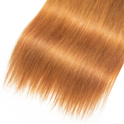 lumiere 1B/30 Ombre Straight Hair 4 Bundles 100% Virgin Human Hair Extension